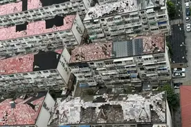 又有“双台风”，但是锦西路30弄居民不再担心屋顶漏水了图片