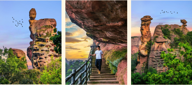 上海人免费打卡世界丹霞龟峰，邂逅多彩弋阳~