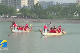 五月五 龙船鼓！滨州市举行第二届龙舟赛图片