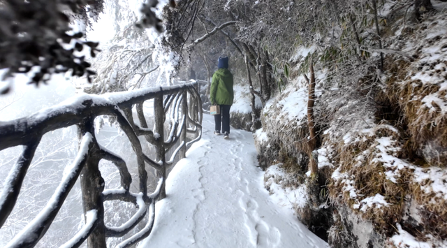刚刚！凤凰山下雪啦！是真的！