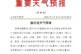 12市局部大雨或暴雨！25日傍晚-26日，山东将现强对流天气，局部有冰雹图片