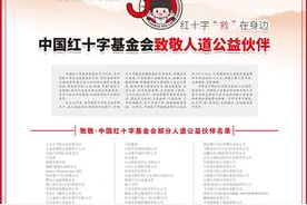 中国红十字基金会致敬人道公益伙伴图片