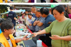 安徽工商职业学院联合社区开展结对共建志愿服务活动图片
