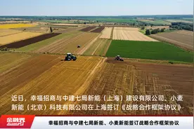 幸福招商与中建七局新能、小麦新能签订战略合作框架协议视频封面
