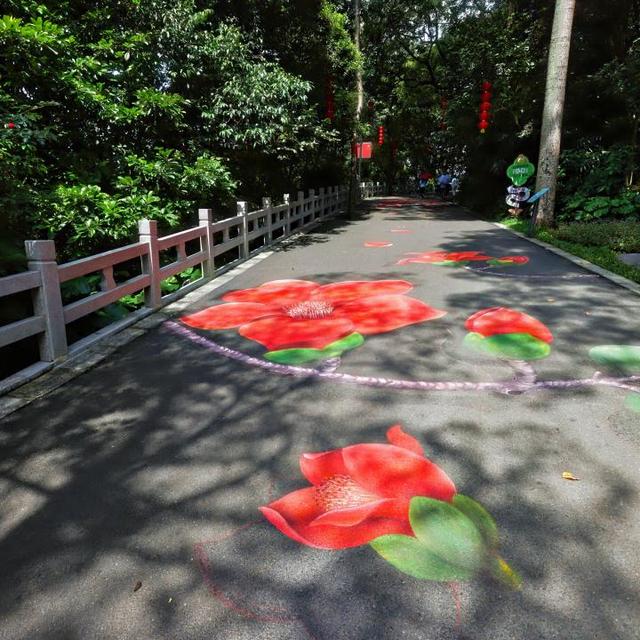 一路生花！摩星岭新进人员以彩绘为全运双节添彩