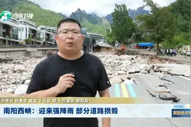 南阳西峡：迎来强降雨 部分道路损毁