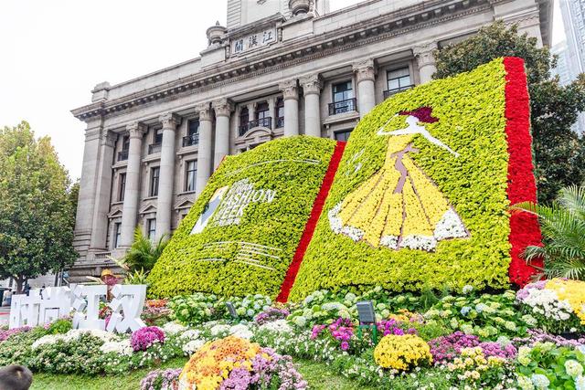 来打卡吧！江汉关前，万盆秋菊演绎“时尚绽放”