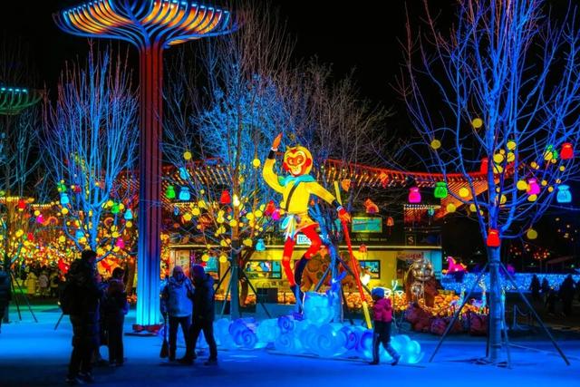 璀璨夺目！北京“天宫灯会”来了！