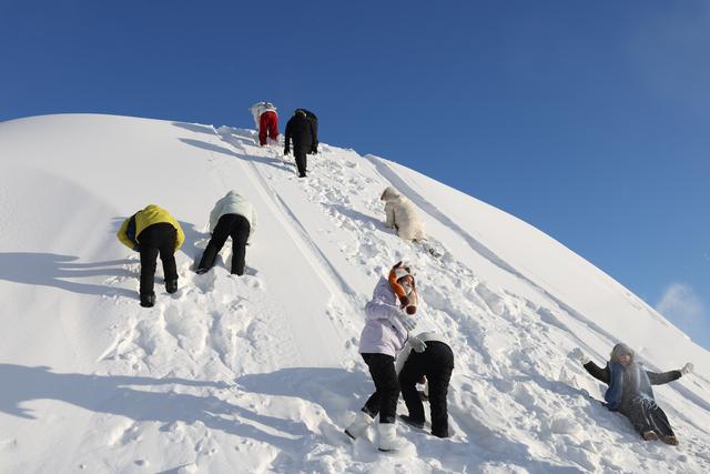 “神州北极”漠河：冰雪旅游火热#