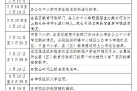 莆田市2025年秋季义务教育阶段学校招生方案公布图片
