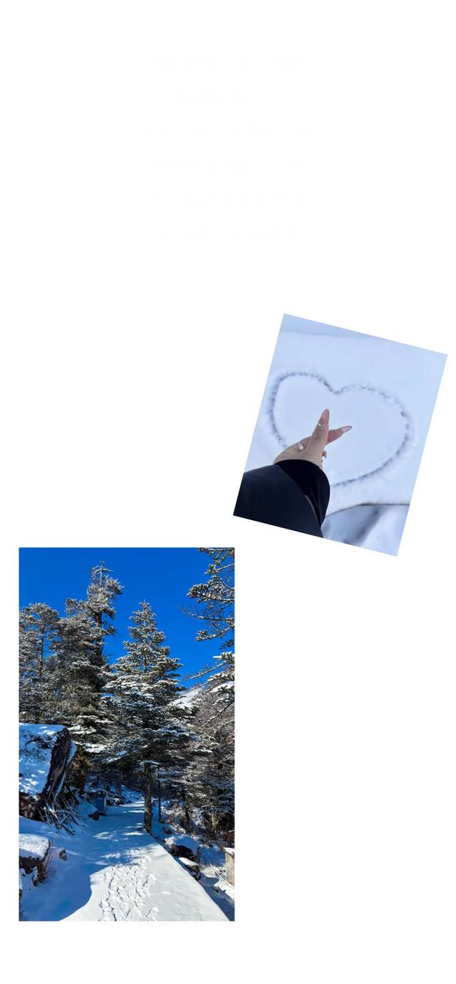 下雪啦！冬天会耍的人，都往螺髻山跑！