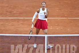 郑钦文晋级WTA1000罗马站女单16强图片