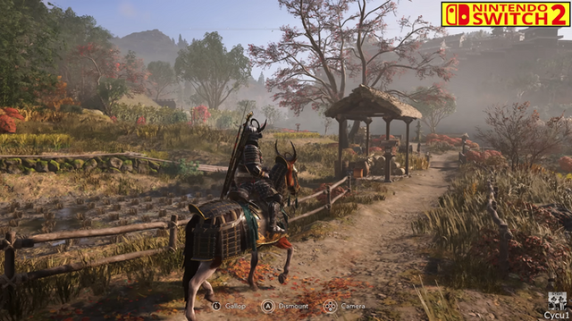 《刺客信条：影》Switch 2和PS5 Pro版画面对比