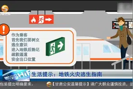 【短视频】生活提示：地铁火灾逃生指南图片