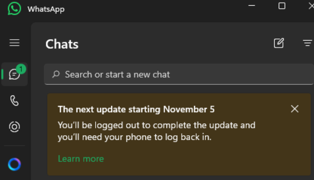 又回到网页封装：Win11 版 WhatsApp 应用放弃 WinUI 原生版本
