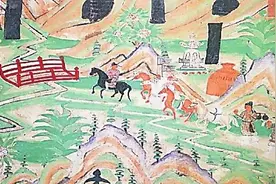 【古韵甘肃】敦煌壁画里的植物图片