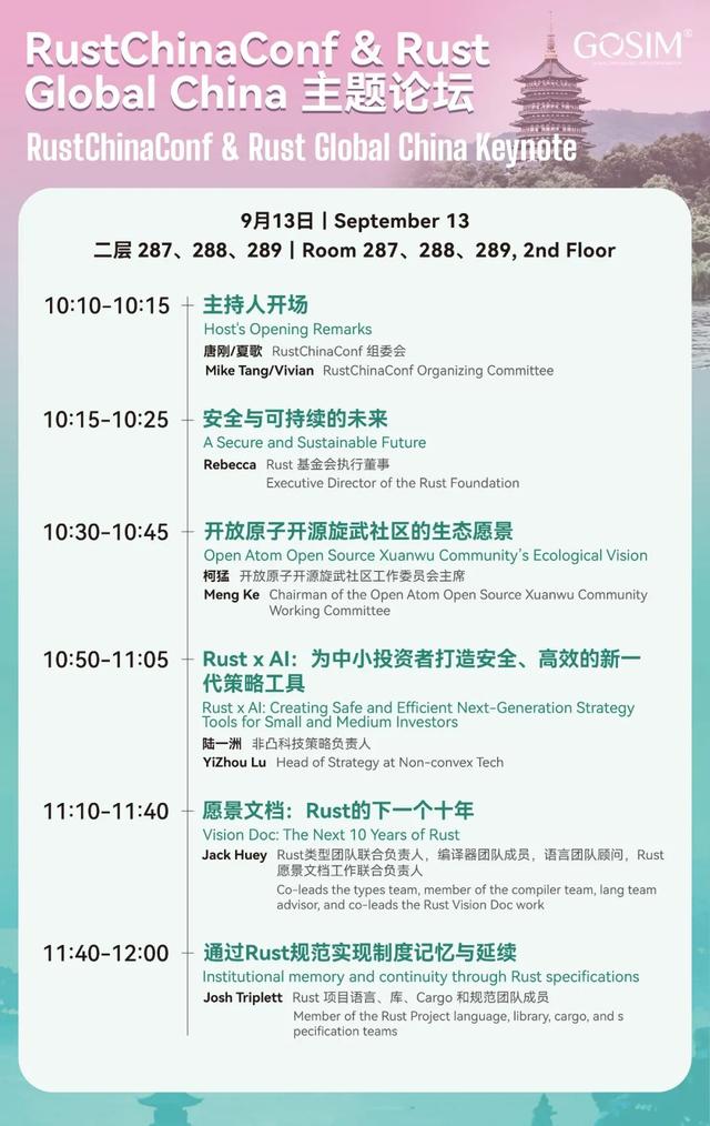 倒计时 6 天！GOSIM HANGZHOU 2025 全日程官宣
