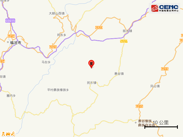 云南普洱景谷县发生3.7级地震