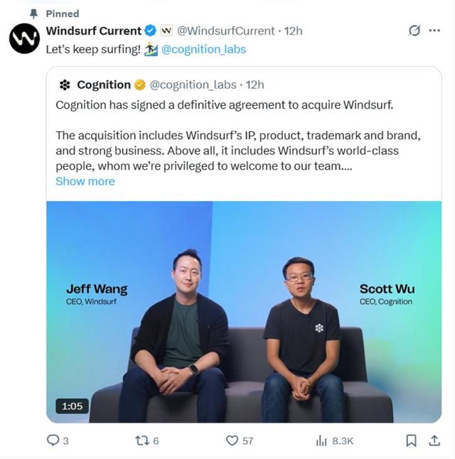 要么接受996，要么拿赔偿走人，Windsurf遗留员工被下最后通牒