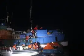 韩方感谢中国海警营救！图片