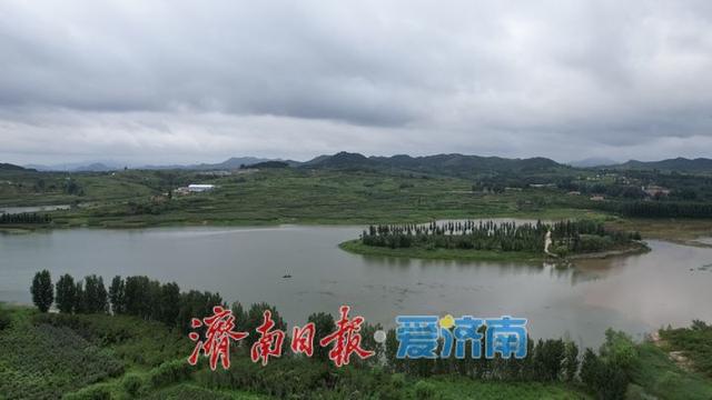 一年四季 泉在济南丨雨后大冶水库烟雨朦胧白鹭飞