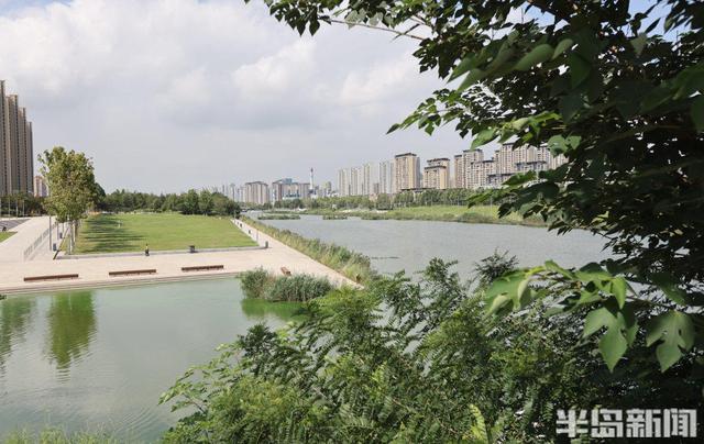雨后三里河，风景如画