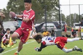 腰旗橄榄球青少年国际锦标赛：中国队无缘半决赛图片