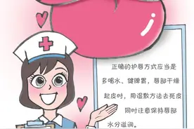 嘴唇干裂起皮不一定是缺水，或是炎症图片