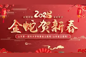 山东第一医科大学附属省立医院恭祝全省人民新春快乐、巳巳如意图片