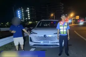 惊险！海南一“新手司机”逆行上高速，驾驶证被记满12分图片