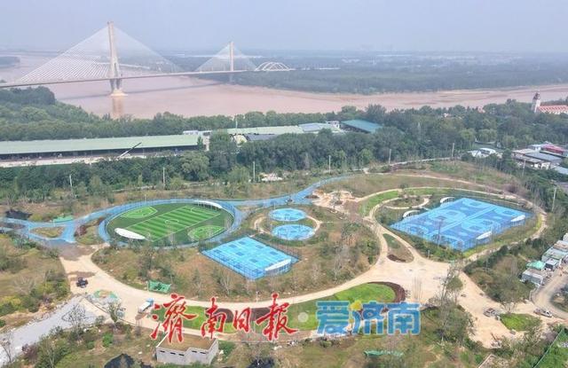 彩色步道串联活力与自然，济南丁太鲁绿带公园一期建设亮点纷呈