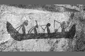 碧波万古痕：史前艺术与海洋图片