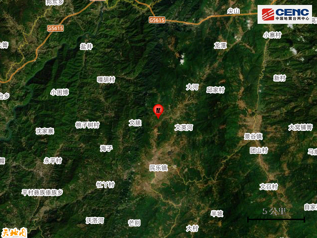 云南普洱景谷县发生3.7级地震
