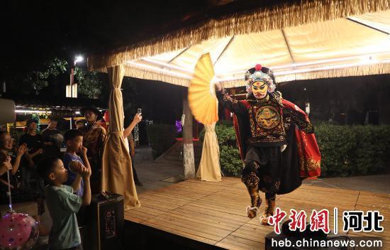 石家庄赵县赵州桥景区开启夜游活动