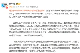 抢注“DEEPSEEK”等相关商标？国家知识产权局：依法驳回图片