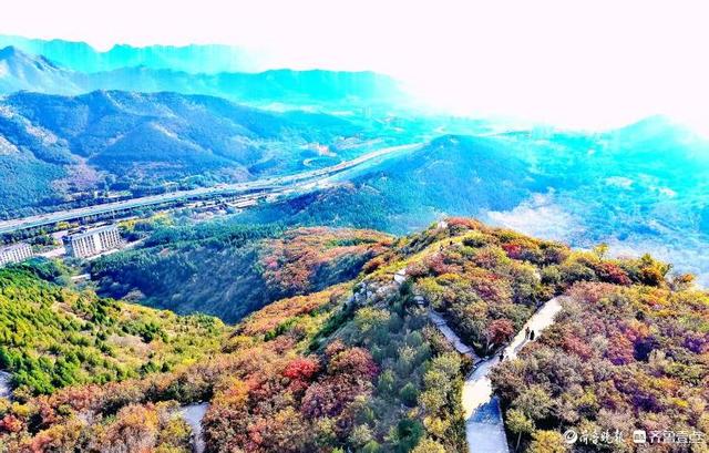 秋日限定！济南蚰蜒山红叶渐染