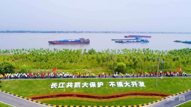 “向江图强谱新篇”采访团走进九江湖口 探访“最美长江岸线”