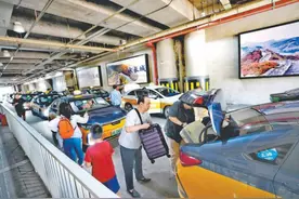 北京南站打车实现“即到即走”图片