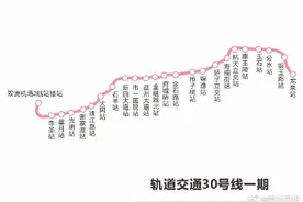 成都地铁30号线一期工程全线洞通图片