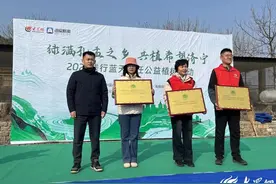 “绿满孔孟之乡 共植希望济宁” 平安担保业务集群下属济宁分公司开展植树节公益活动图片