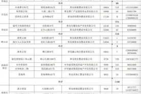 2012套房源！青岛公布市级统筹在售产权型人才住房项目表图片