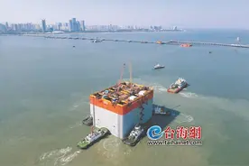 厦金大桥厦门段取得突破性进展！“四大金刚”全到位，到底有多硬核?图片