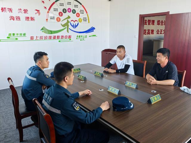 山东烟台海警局牟平工作站强化辖区海上​旅游观光安全工作