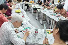 体验一份动手的快乐，亲手制作一把独一无二的团扇，可好？图片