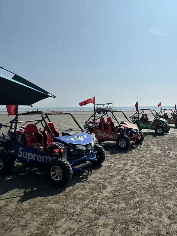 “暖冬遇见防城港”白浪滩景区沙滩车免费趣味体验活动为马拉松奔跑点燃激情！！！