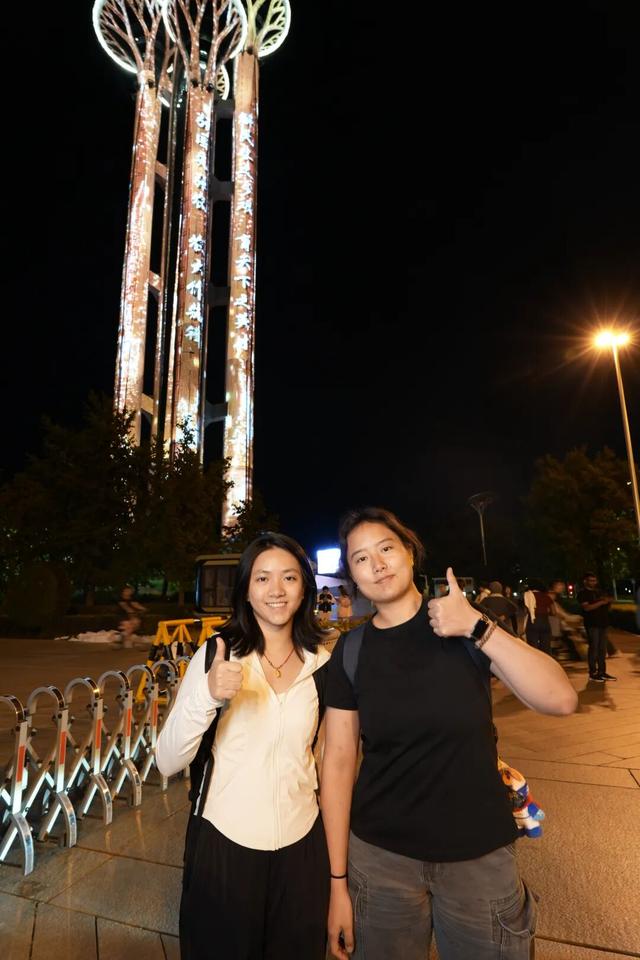 昨夜专属CAUer的奥林匹克塔，你打卡了吗？