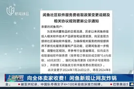 向全体卖家收费！闲鱼新规让网友炸锅图片