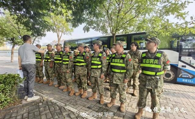 致敬！北京11000多名民兵投入防汛救灾