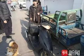二手摩托车不翼而飞，民警追踪至废品站找回图片