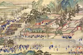 山东巡抚爱必达与乾隆德州行宫图片